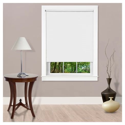 Cords Free Tear Down Room Darkening Window Shade White - Achim | Target