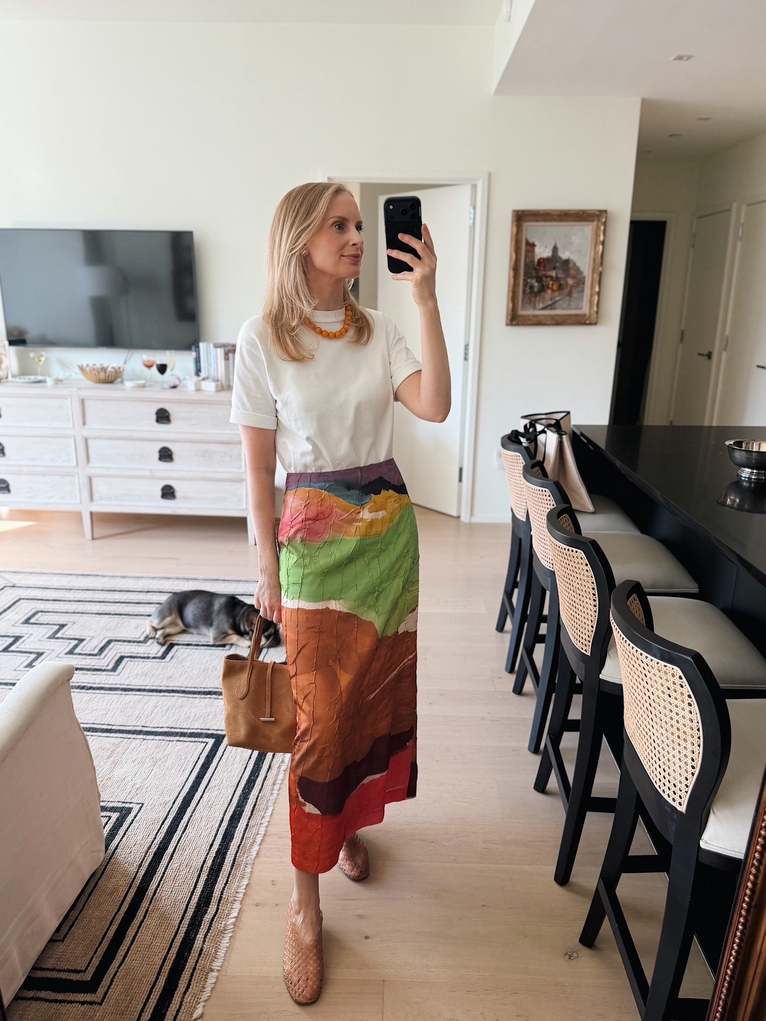 Today’s look! Wearing an XS in the tee and 4 in the skirt.

#LTKootd