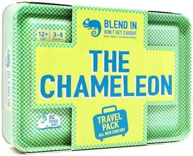 The Chameleon Travel: The Award-Winning Spot-The-Imposter Board Game in a Travel Friendly Tin wit... | Amazon (US)