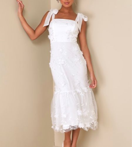 Lulus White Bridal 3D Floral Tie Straps Long Dress ✨

3D floral dresses, White silk dresses, white satin dresses, Tie strap dresses, bow strap dresses, white dresses, White cocktail party dress, bridal shower dress, white dress, engagement photos dress, engagement party dresses, engagement photo dresses, bachelorette dresses, formal dresses, Bach party dresses, date night dresses, Lulus dresses, Lulu finds, Amazon fashion, sparkly dresses, wedding guest dresses, holiday dresses, night out dresses, birthday dresses, Vegas outfits, dresses under 100, beauty finds, work party outfit, spring and summer dresses, style tips, clothes for women, gift guide for her, date night outfits, dressy outfits, sparkly white dresses, white outfits, dress with bow, satin dresses, satin bow dresses, bow in Back, short dresses, party dresses, vacation dress, lace dresses, bridal lace

#LTKfindsunder100 #LTKstyletip #LTKwedding