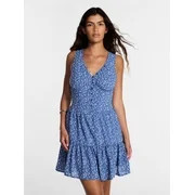Kacey Lee Women's Sleeveless Tiered V Neck Dress, Sizes XS-XXL | Walmart (US)