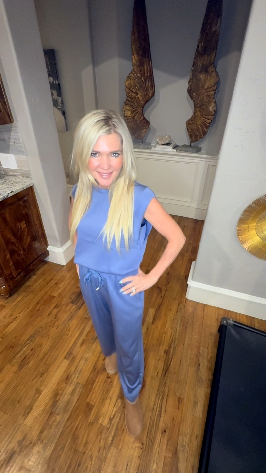Effortless, comfy, and pulled-together ✨
This Sampeel lounge set is one of those Amazon finds you’ll live in — soft, flattering, and easy enough to wear from coffee runs to casual meetings at home. The fit is relaxed but still polished, and the fabric drapes so well (no cling 🙌).

Perfect for travel days or when you want comfort without sacrificing style. I sized true to size and love how versatile it is as a set or styled separately.

#LTKOver40 #LTKTravel #LTKdayinmylife