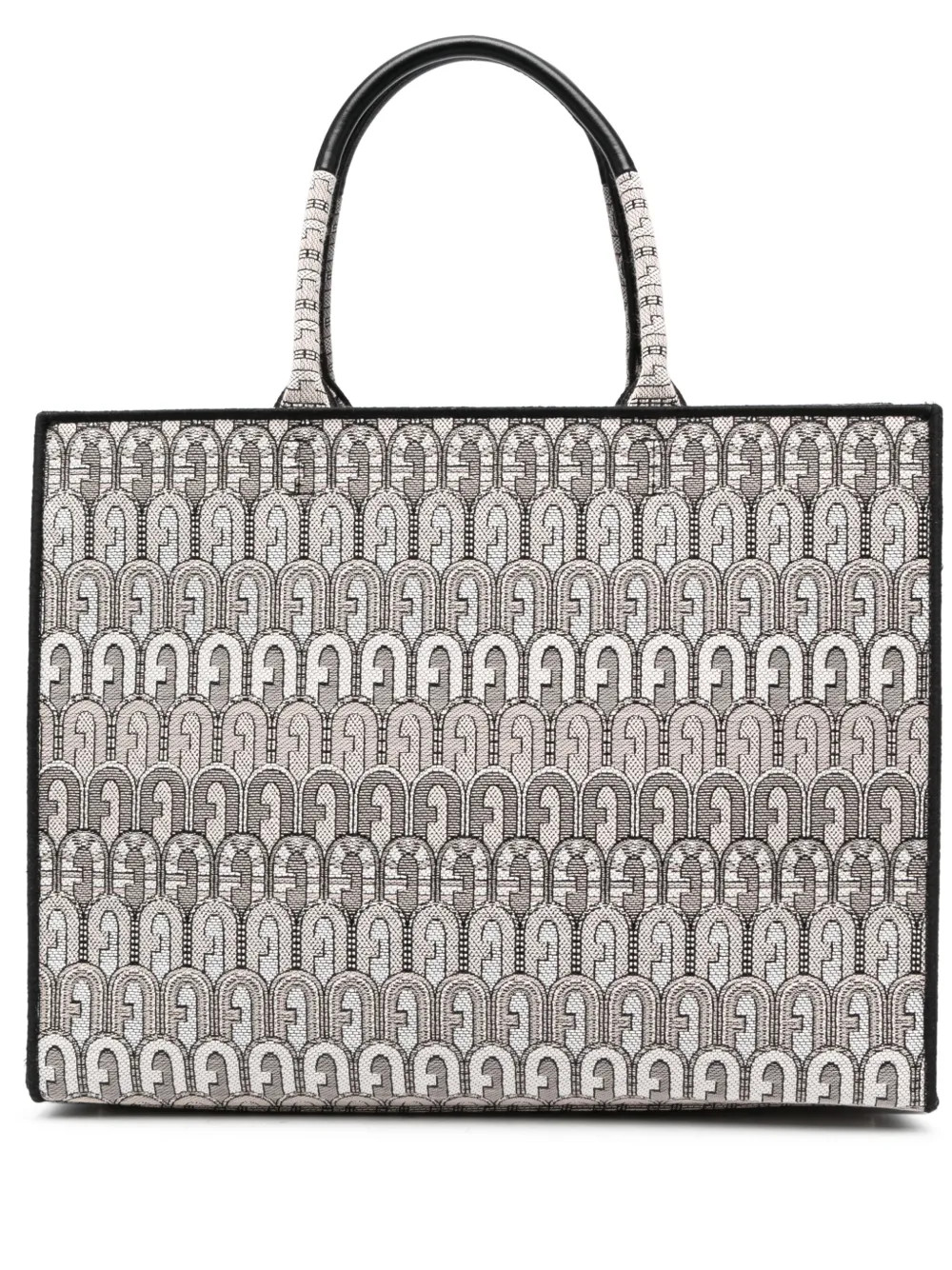 Furla Large Opportunity logo-jacquard Tote Bag - Farfetch | Farfetch Global