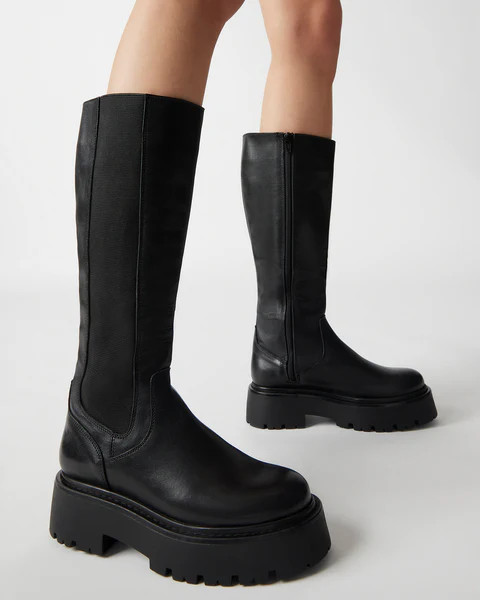 REX BLACK LEATHER | Steve Madden (US)