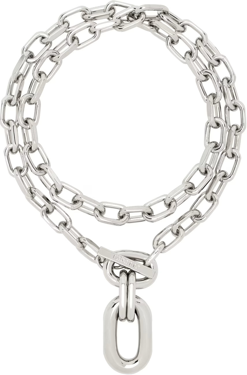 Silver XL Link Necklace | SSENSE