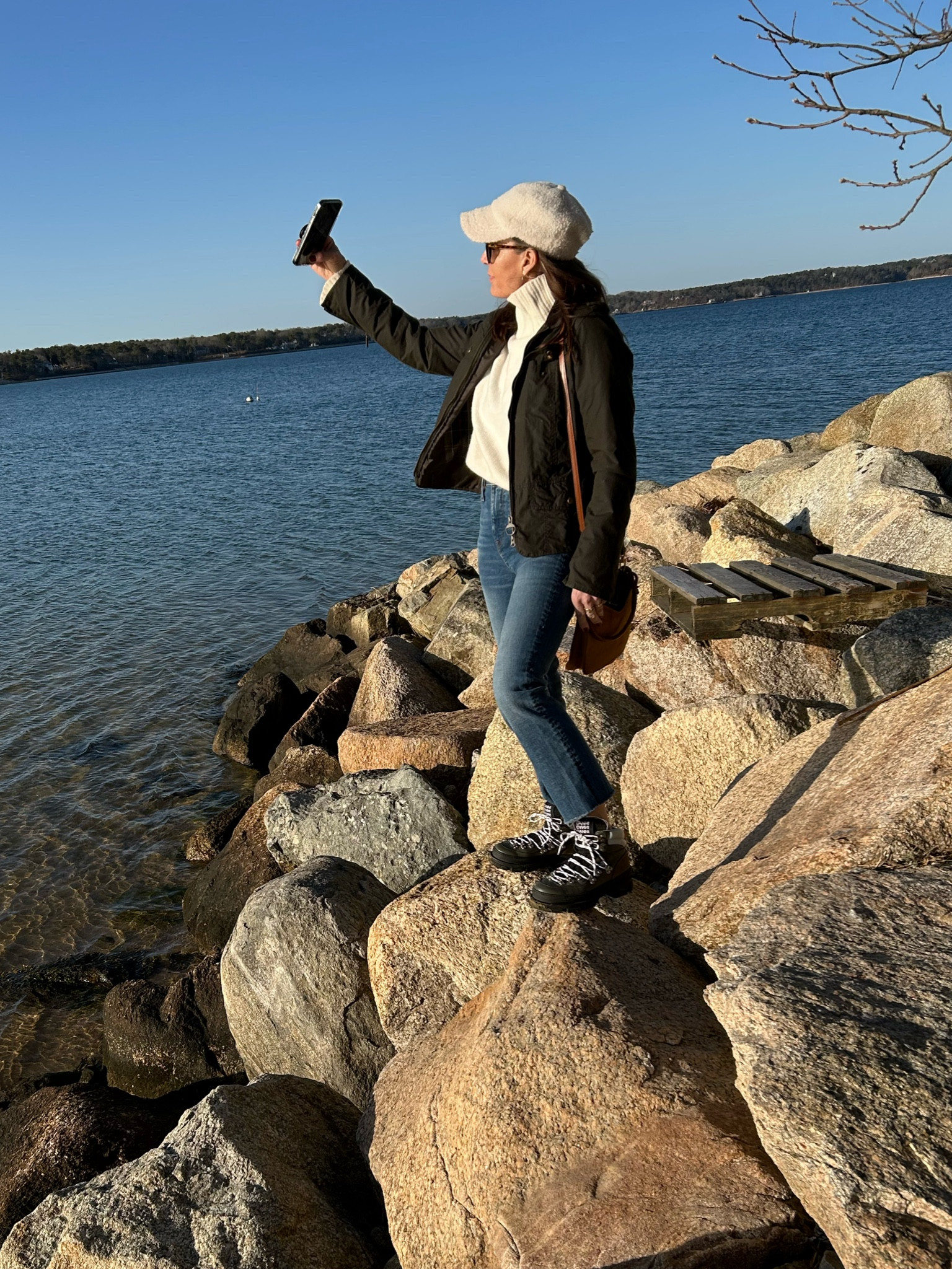 Enjoying Sunday Funday on this chilly but beautiful day 🌞 Every closet should have some classic pieces of clothing ! Something that is timeless AND good quality ! My @barbour jacket is a great staple. It wears well and looks great with so many outfits. Not looking to spend too much ??  Take a peak at any resale clothing app, like @poshmark to find a great deal !!! My boots are from @tjmaxx @renttherunway. They were half price. 
If youve never gone on the Poshmark app give it a try or gone into a TJMaxx with the runway you should !!! Both are great to find designer items for less !!!! 

#LTKSeasonal #LTKshoecrush #LTKstyletip