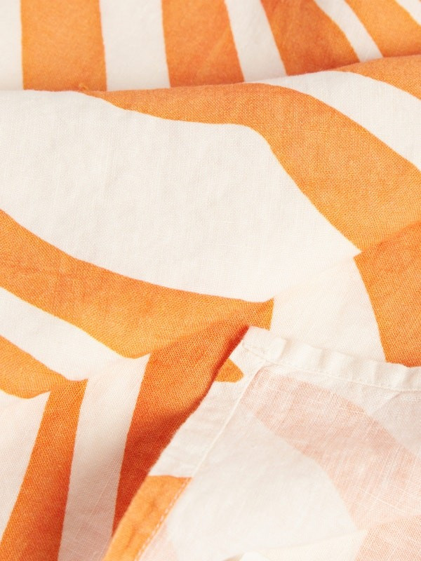 Set of four zebra-print linen napkins | Matches (US)