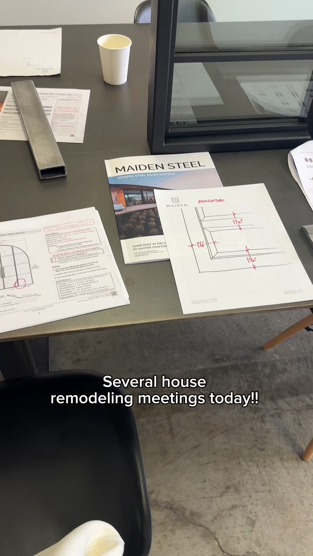 Come with me to a couple of our home remodeling meetings!! A little sneak peek of our front door!!

#LTKWatchNow #LTKOver40 #LTKHome