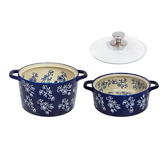 Temp-tations 1.5-qt Round Baker and 2.5-qt Round Baker | QVC