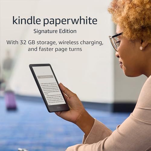 Amazon Kindle Paperwhite Signature Edition (32 GB) – With auto-adjusting front light, wireless ... | Amazon (US)
