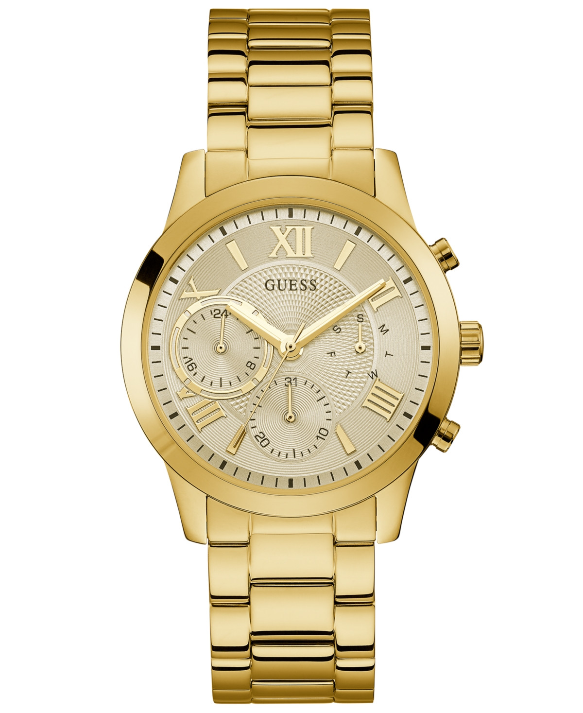 Guess Gold-Tone Stainless Steel Bracelet Watch 40mm | Macys (US)