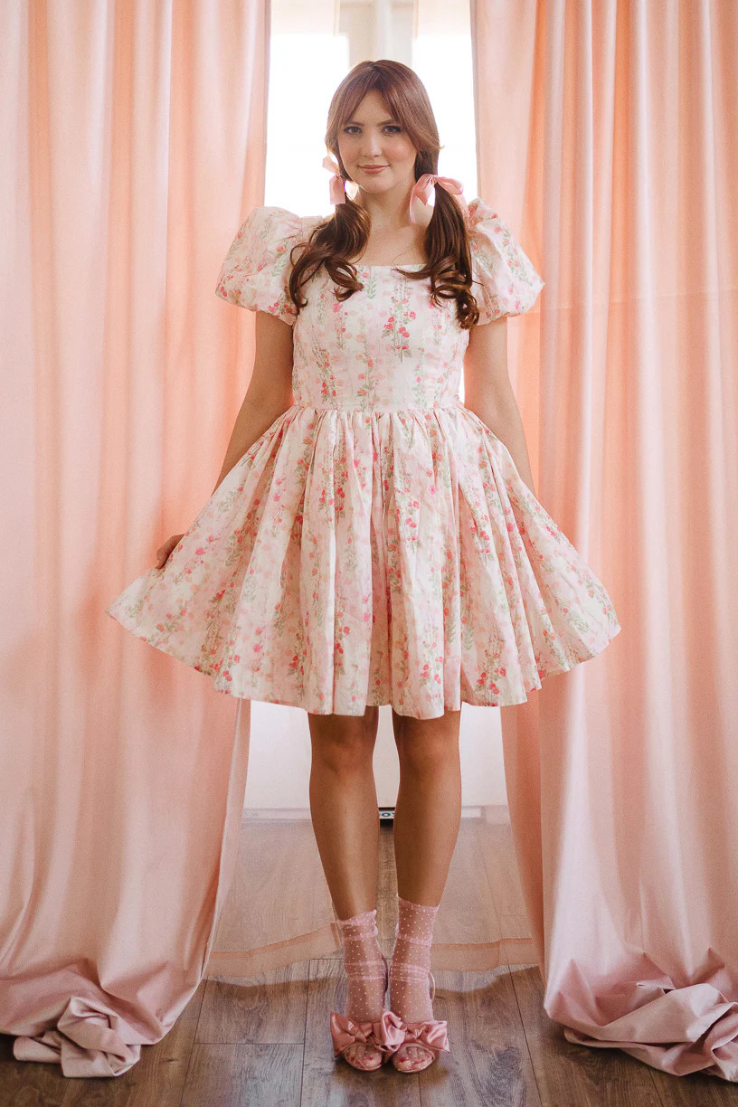 Cupcake Dress in Pink Floral | Ivy City Co