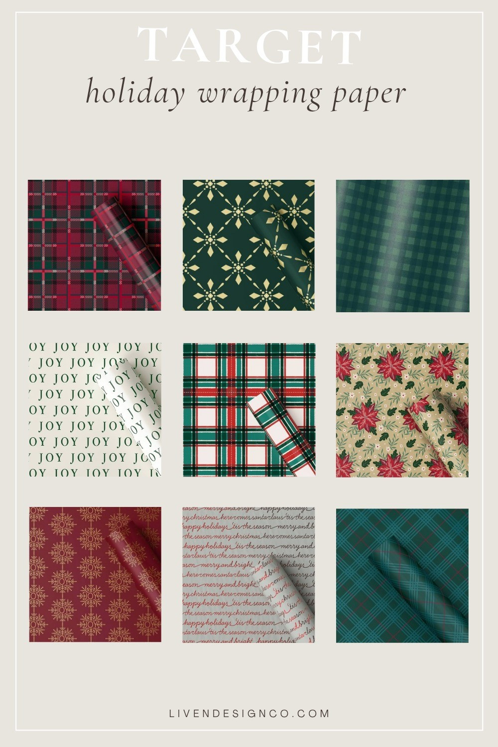 Target holiday gift wrap. Wrapping paper. 

#LTKHoliday #LTKSeasonal #LTKFindsUnder50