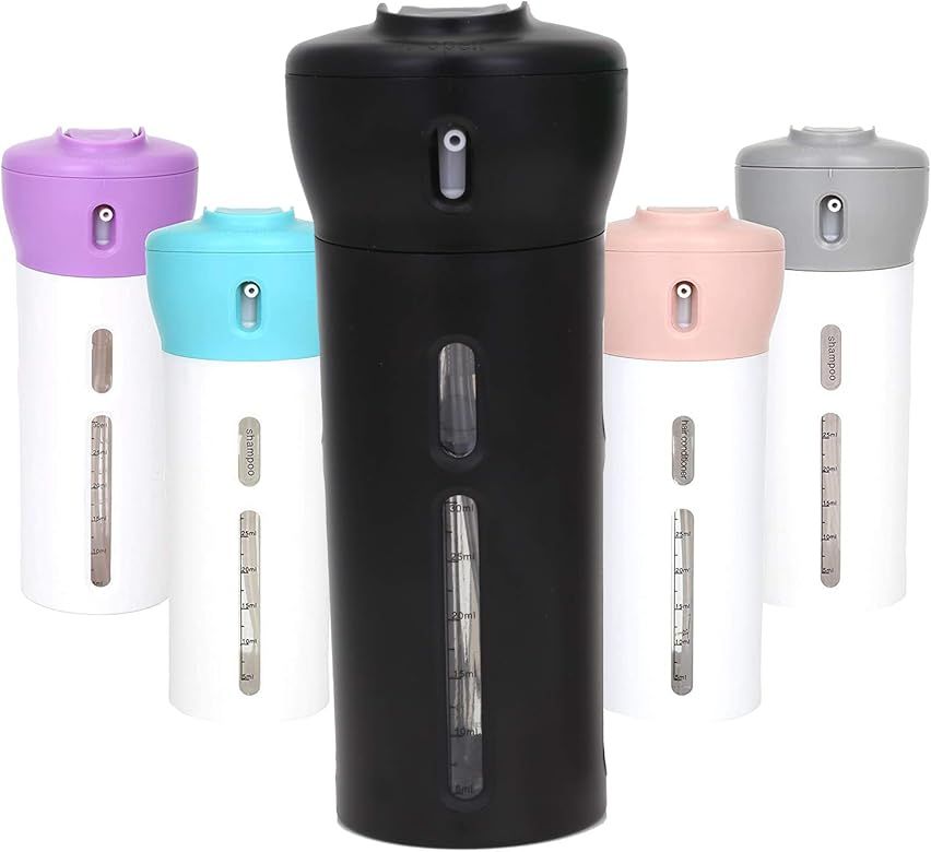 Travigo 4-in-1 Travel Bottle Dispenser, Includes Four Empty Reusable 1.4 oz. (40 mL) Cosmetic Toi... | Amazon (US)