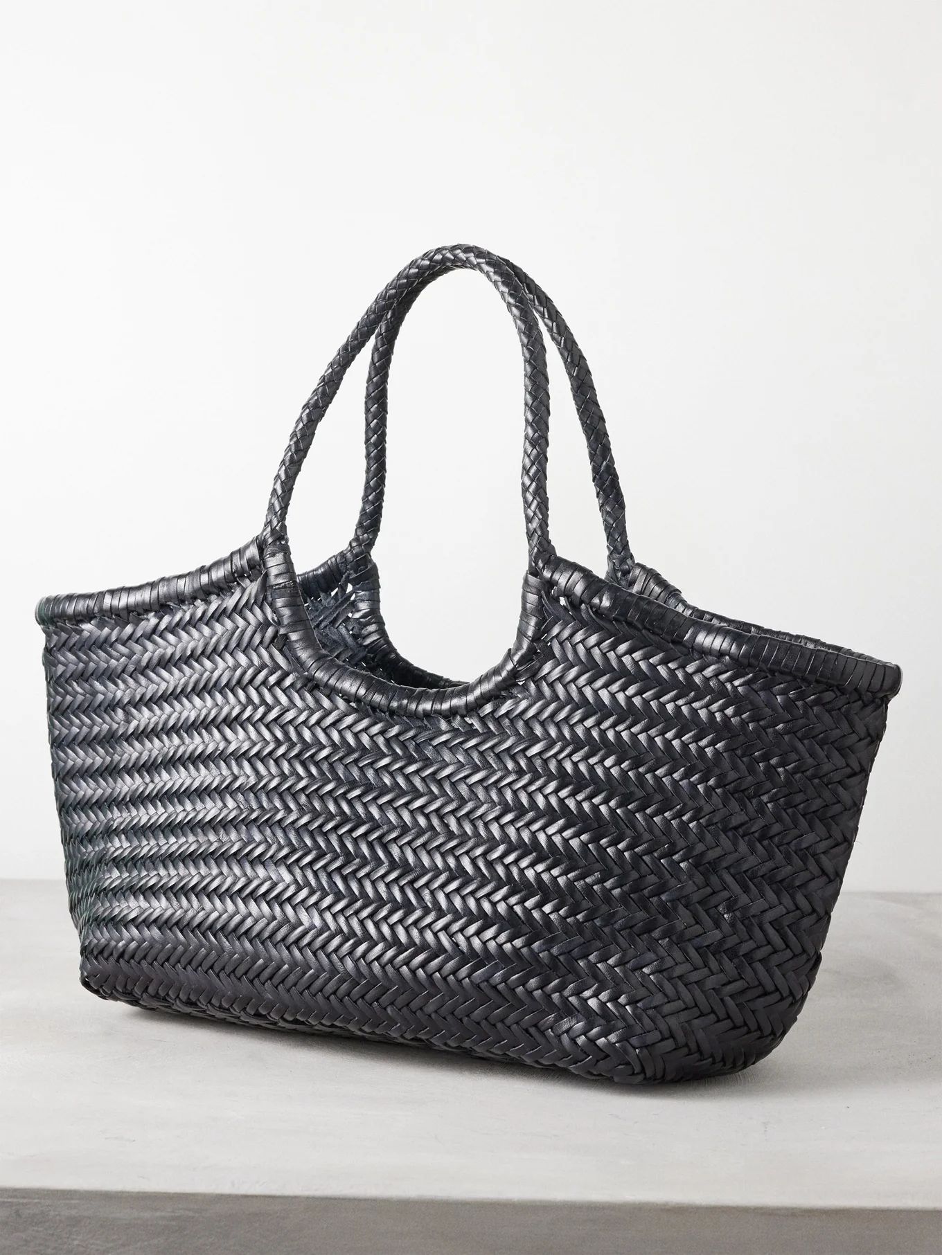Nantucket large woven-leather basket bag | Dragon Diffusion | Matches (US)