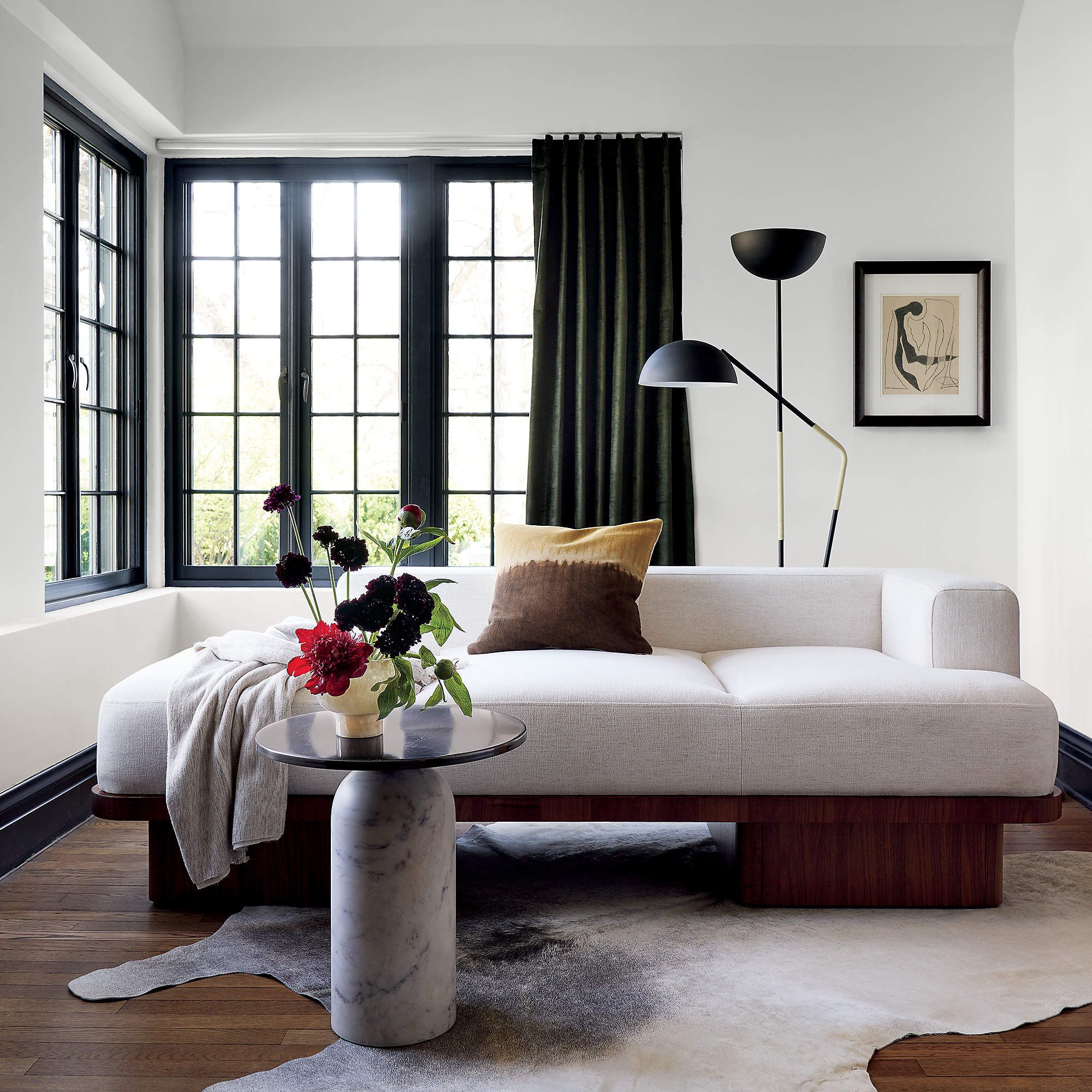 Light Cowhide Area Rug 5'x8' + Reviews | CB2 | CB2