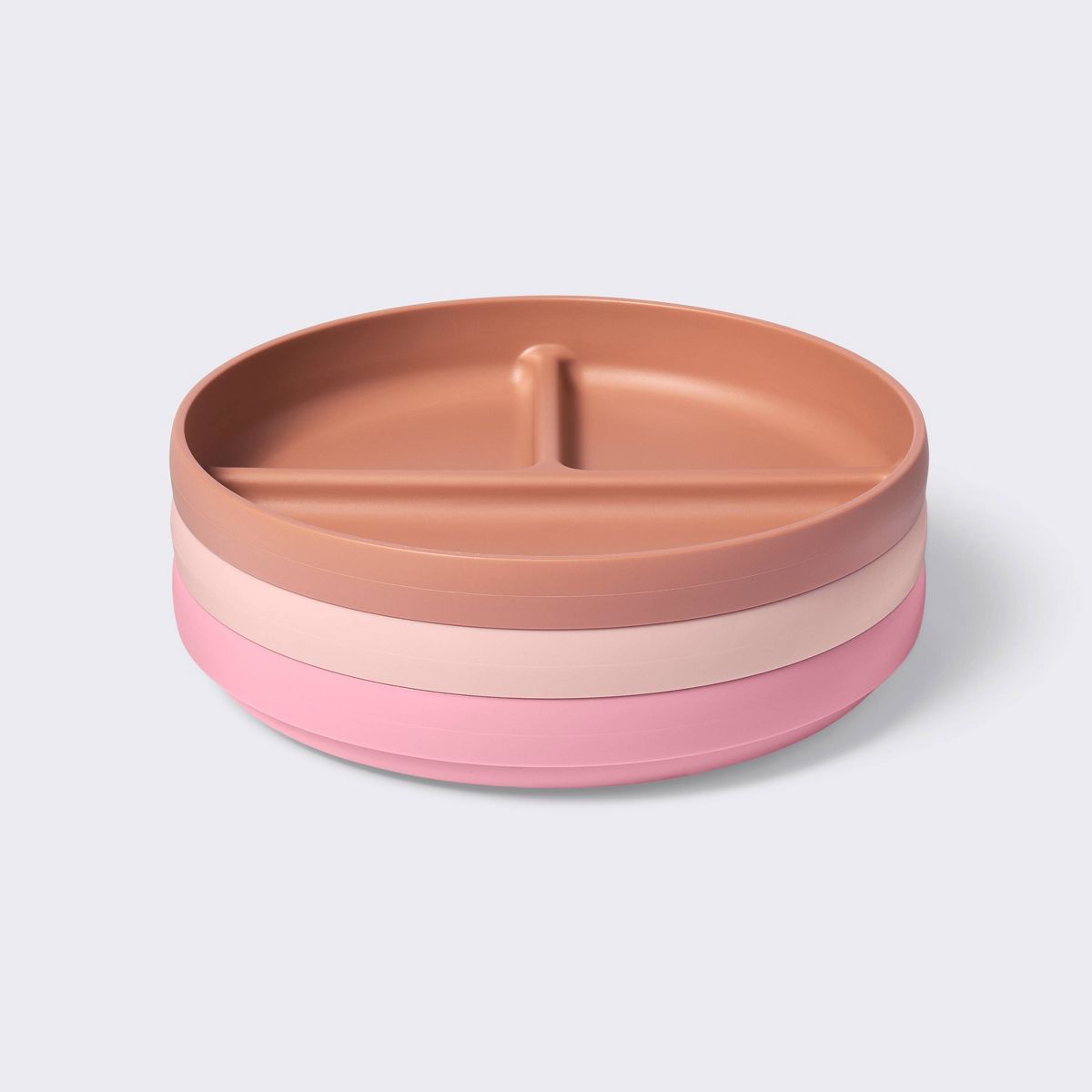 Plastic Plates - 3pk - Rust/Pink - Cloud Island™ | Target