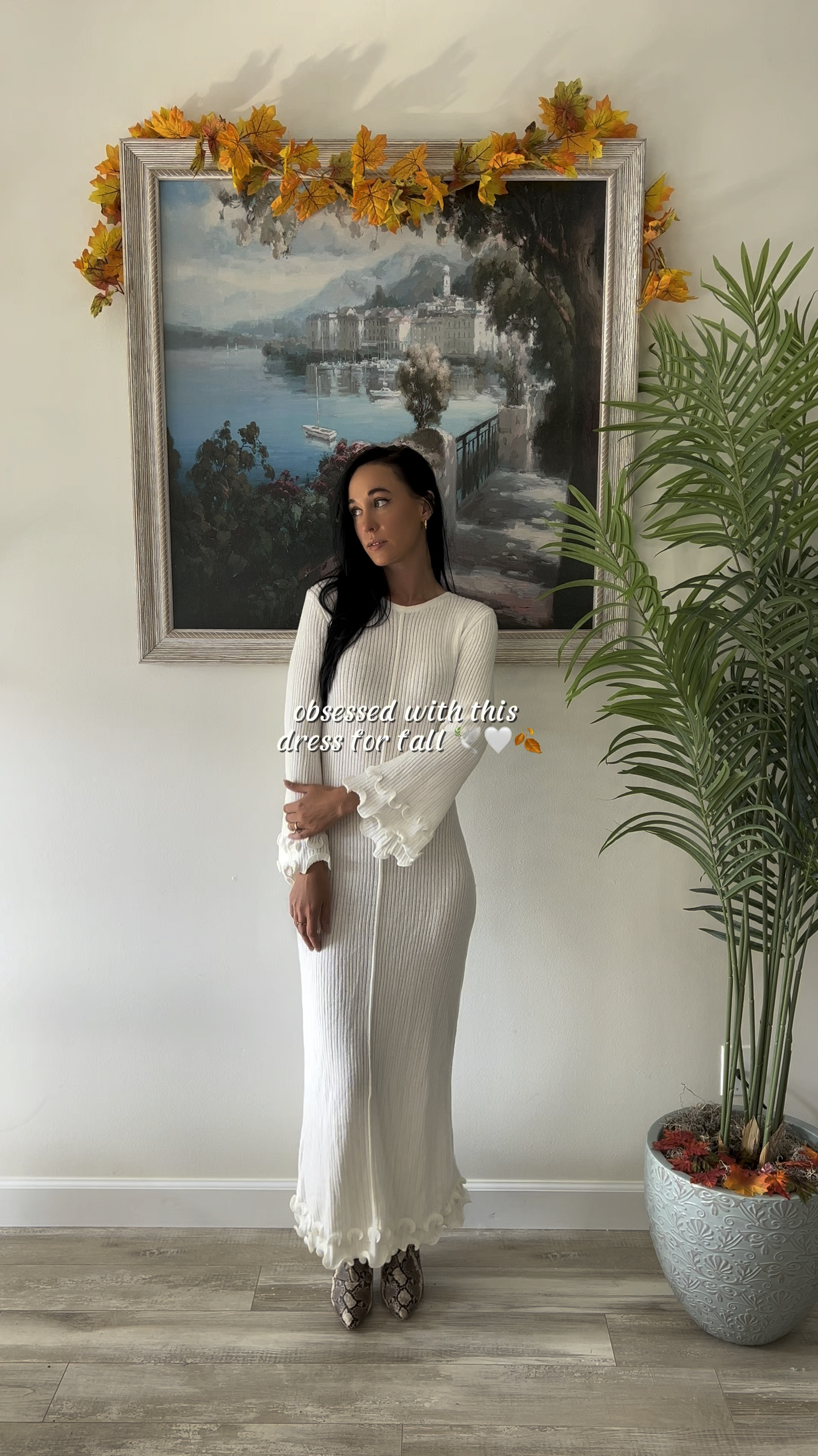 modest ruffle cabbage hem maxi sweater dress, long sleeve dress, fall dress, winter dresss

#LTKFindsUnder50 #LTKStyleTip #LTKShoeCrush