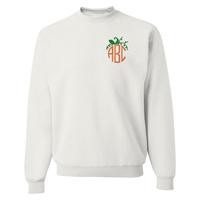 Monogrammed Pumpkin Crewneck Sweatshirt | United Monograms