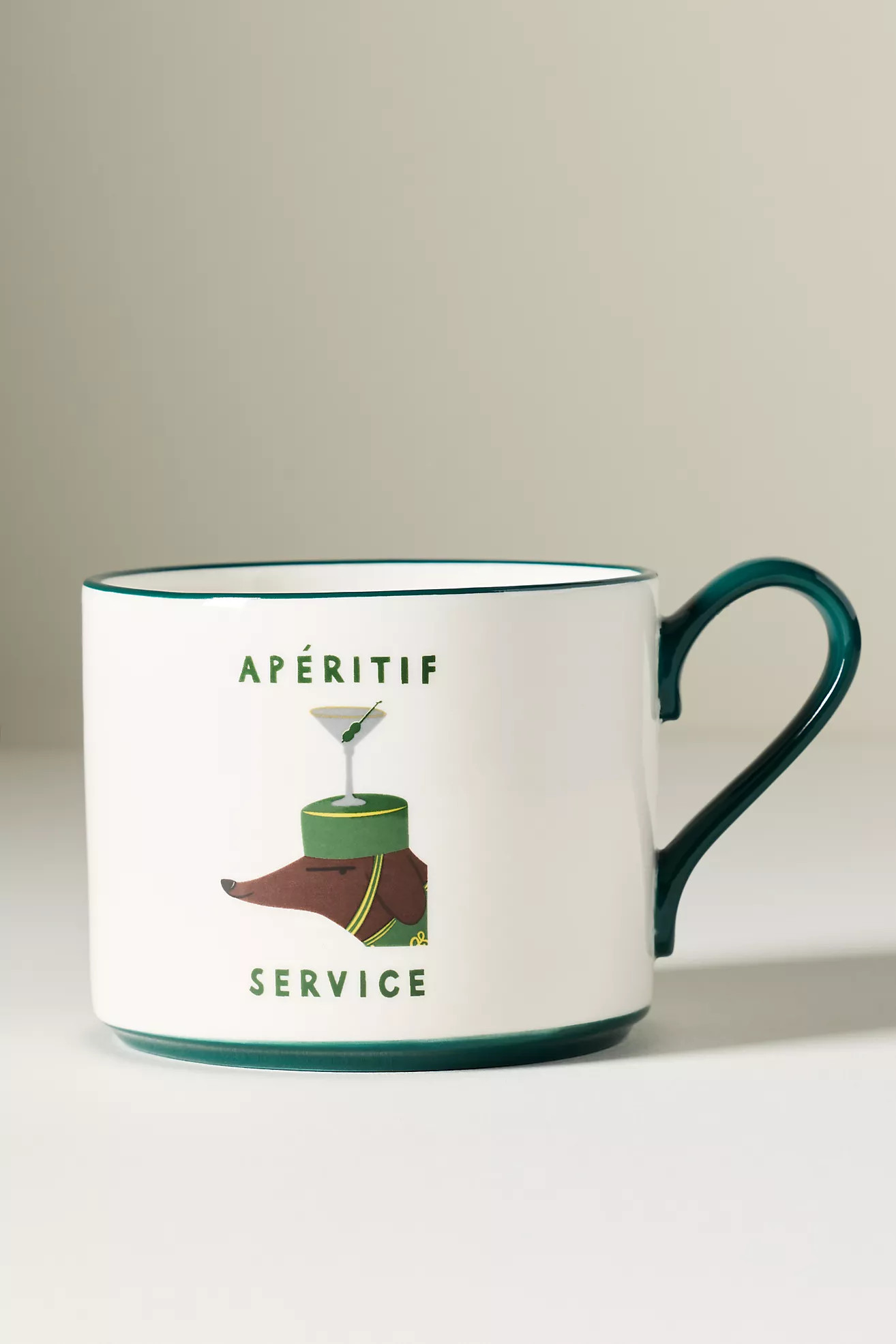 Nephthys Foster Stoneware Hotel Dog Mug | Anthropologie (US)
