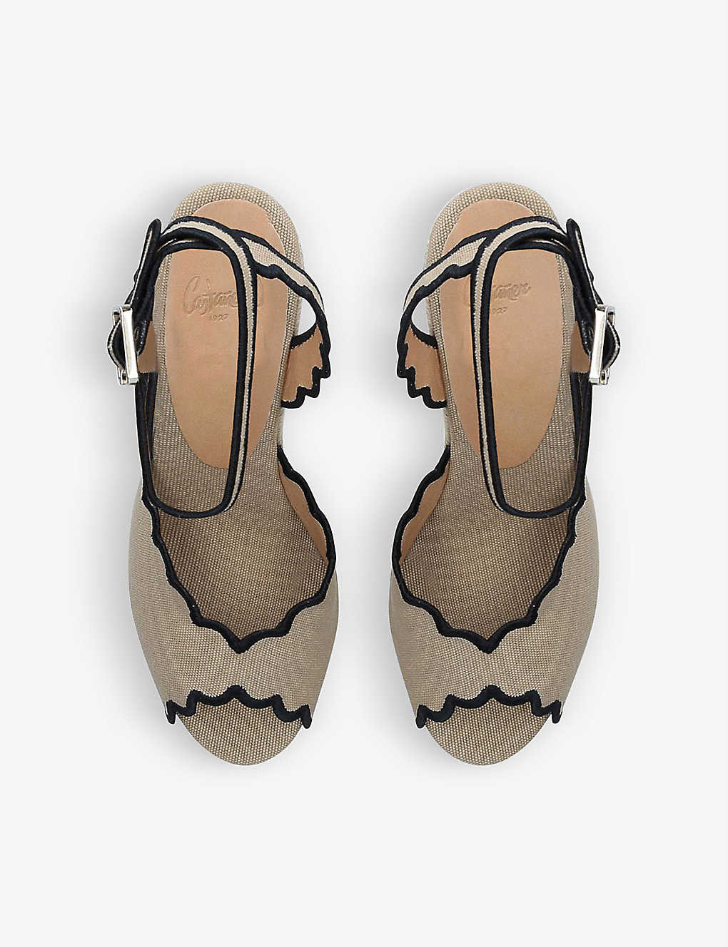 Brina raffia and canvas wedge espadrilles | Selfridges