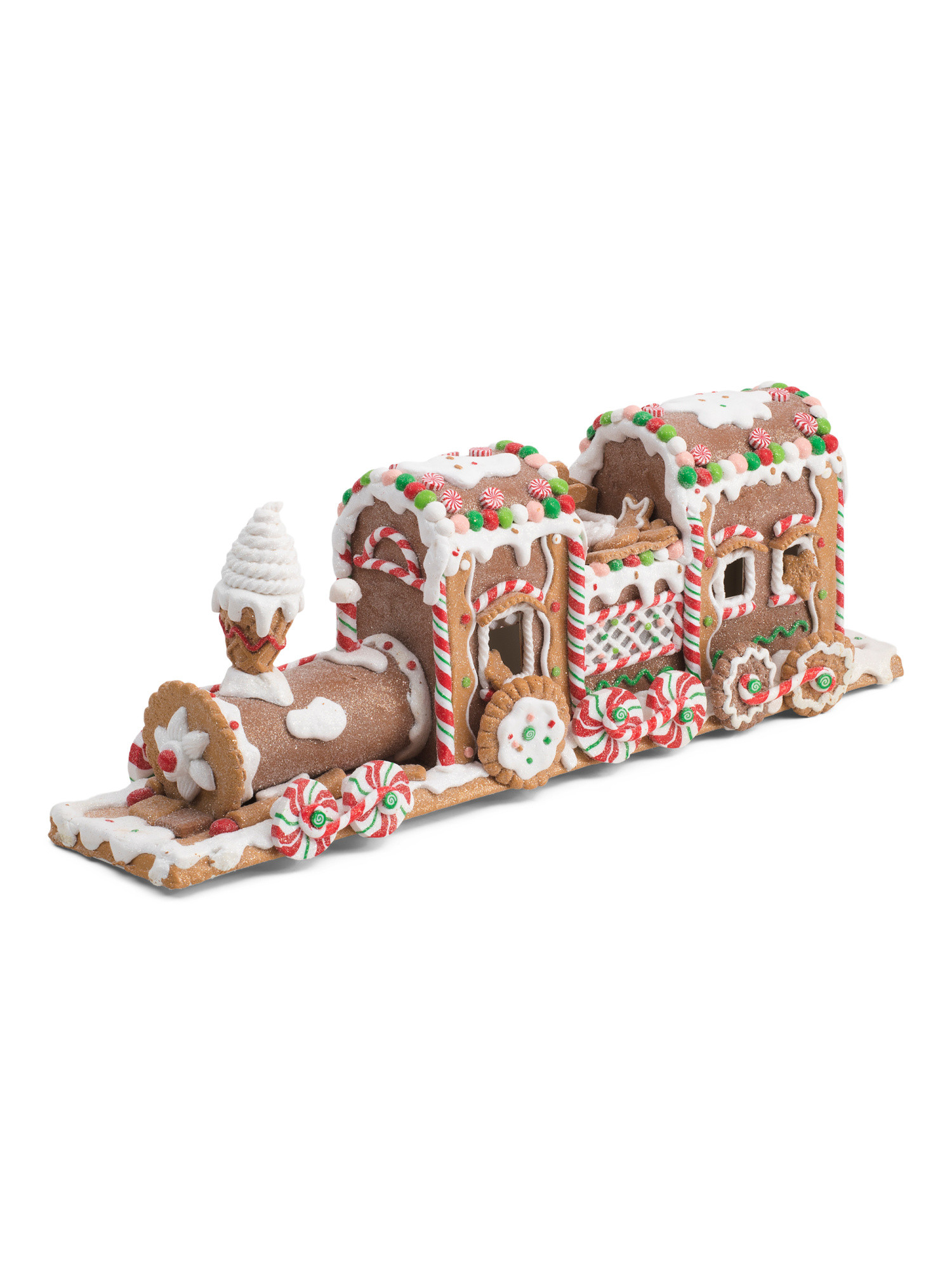 19.25in Led Gingerbread Train | TJ Maxx