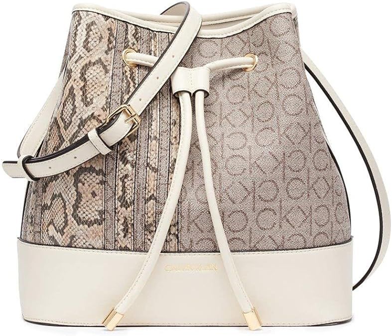 Calvin Klein Women's Gabrianna Novelty Bucket Shoulder Bag | Amazon (US)