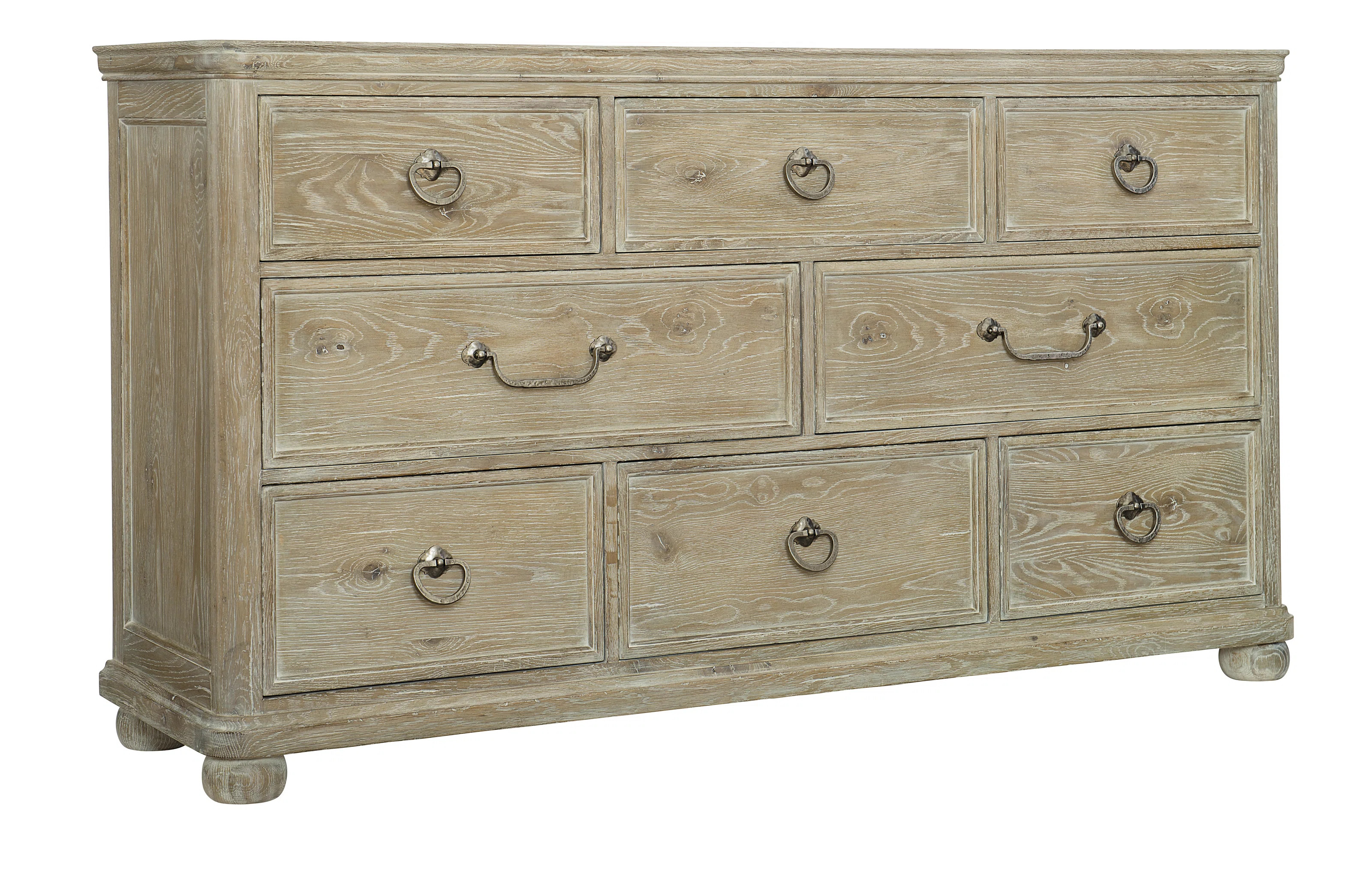 Rustic Patina 8 Drawer 70'' W Solid Wood Dresser | Wayfair North America