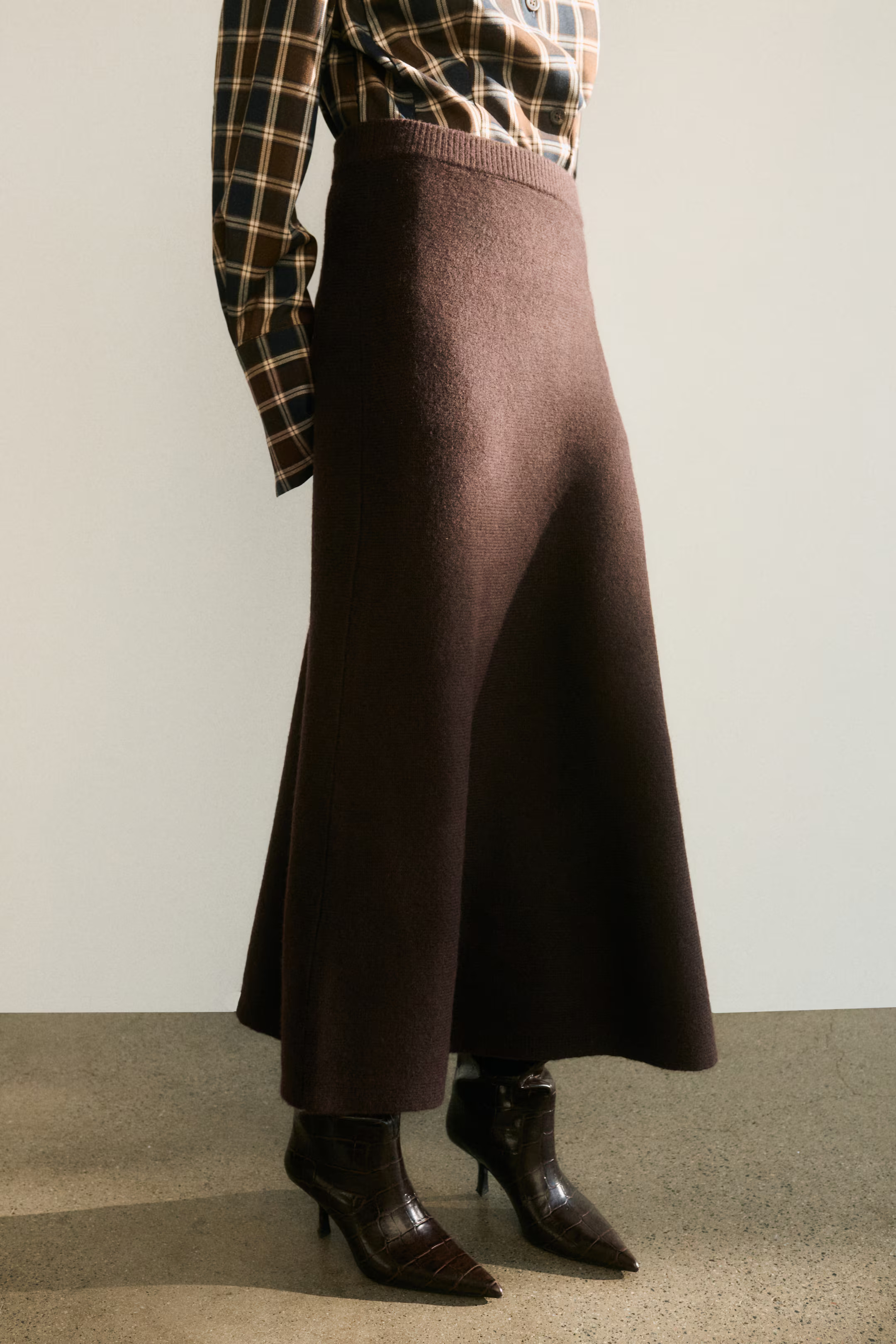 Flared Knit Skirt | H&M (US + CA)