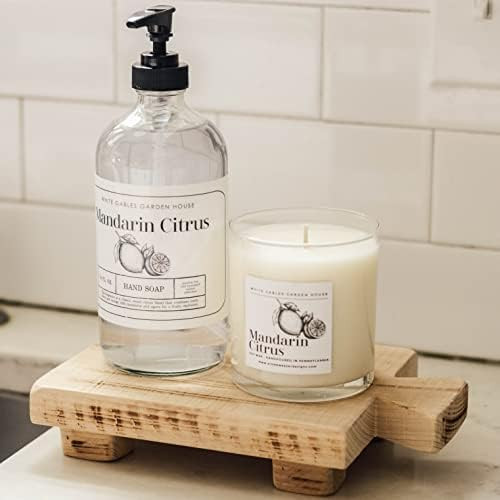 Soap Stand, Raw Wood Riser, Kitchen Tray, Sink Decor, Plant Holder, Made In USA | Amazon (US)