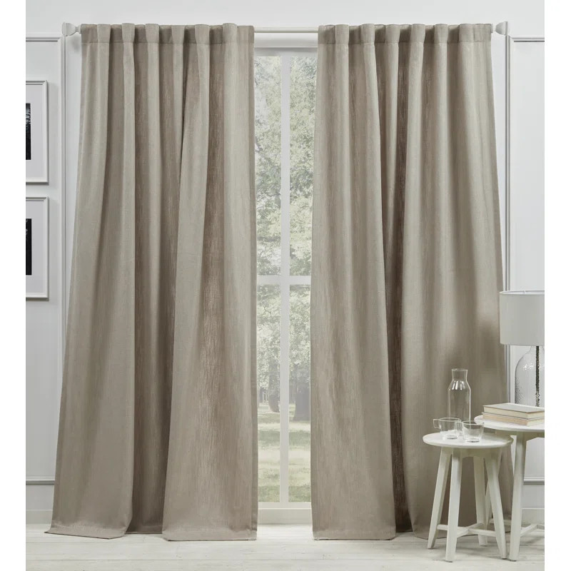 Lauren Ralph Lauren Vienna Light Filtering with Lining Back Tab/Rod Pocket Curtain Panel | Wayfair North America
