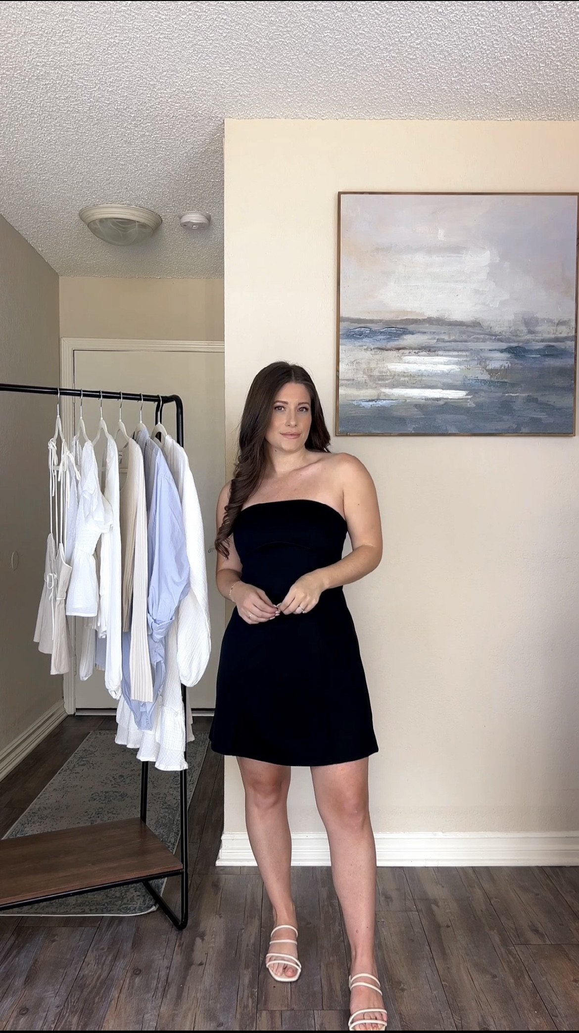 The Drop Women's Standard Vienna Strapless Babydoll Mini Dress | Amazon (US)