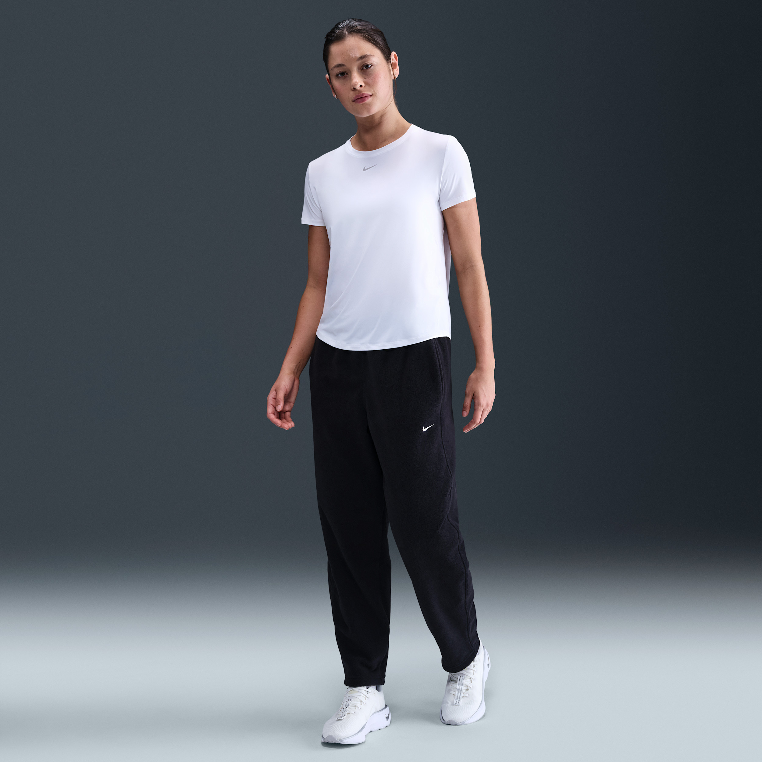 Nike Women's One Therma-FIT Mid-Rise Fleece Pants in Black | HV3707-010 | Nike (US)