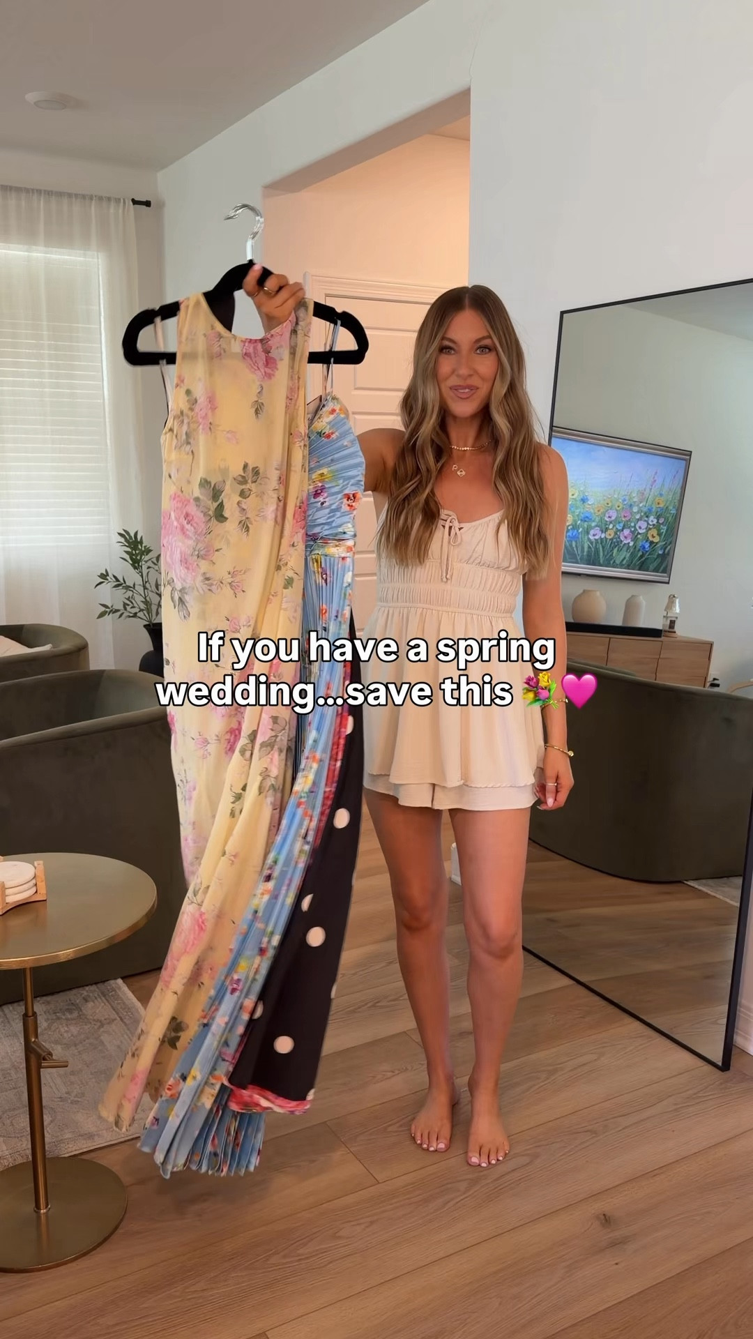 Spring wedding guest dress inspo! 