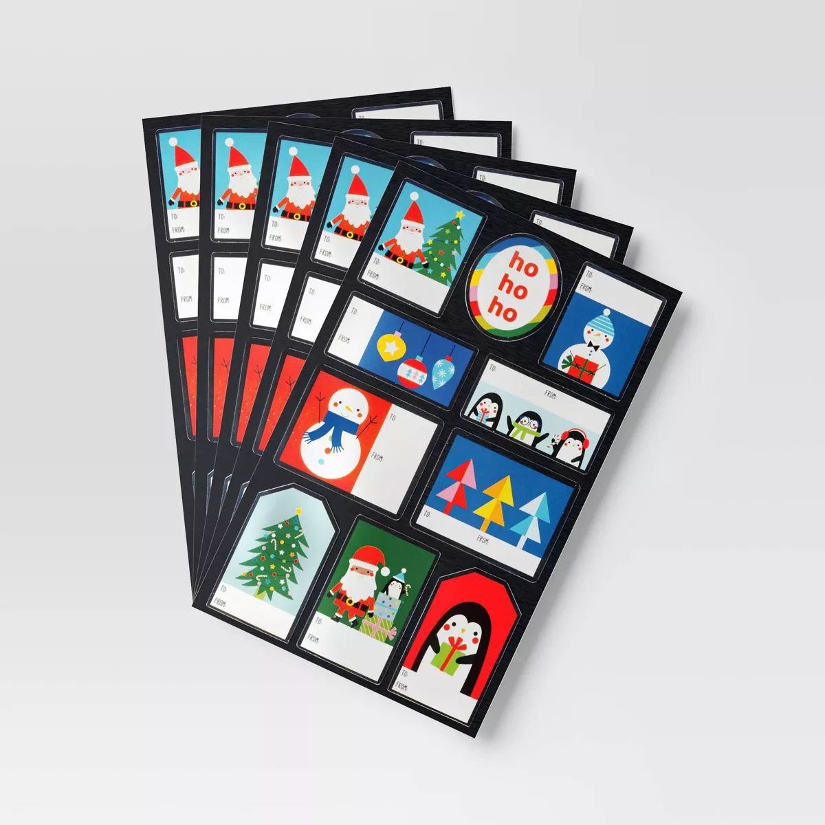 50ct Peel & Stick Snowman/Penguin Christmas Gift Tag - Wondershop™ | Target