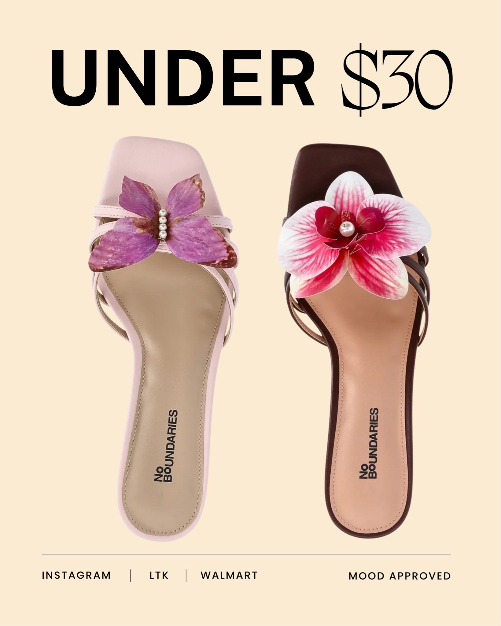 walmart sandal shoe heel finds