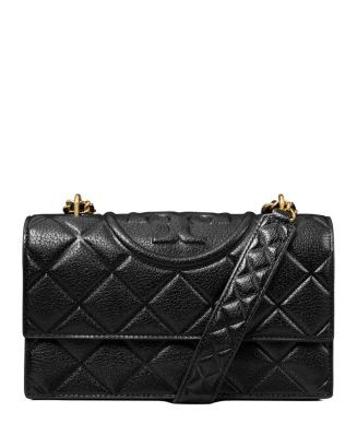 Tory Burch Fleming Small Leather Shoulder Bag    | Bloomingdale's Handbags Mini Bags | Bloomingdale's (US)