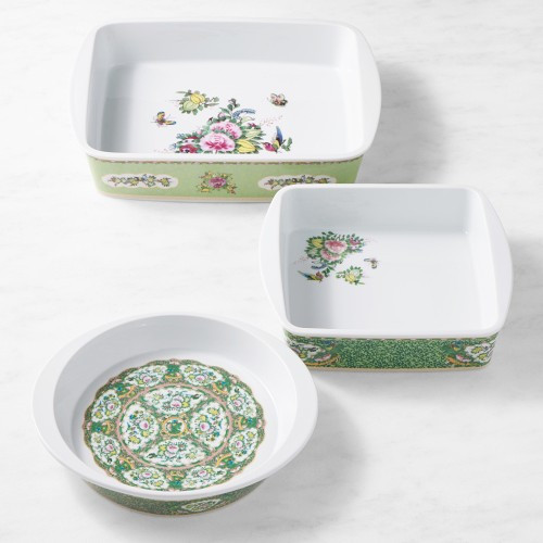 Williams Sonoma Famille Rose Bakers, Set of 3 | Williams-Sonoma