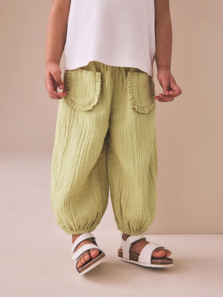 Khaki Green Pull On Trousers (3mths-7yrs) | Next US