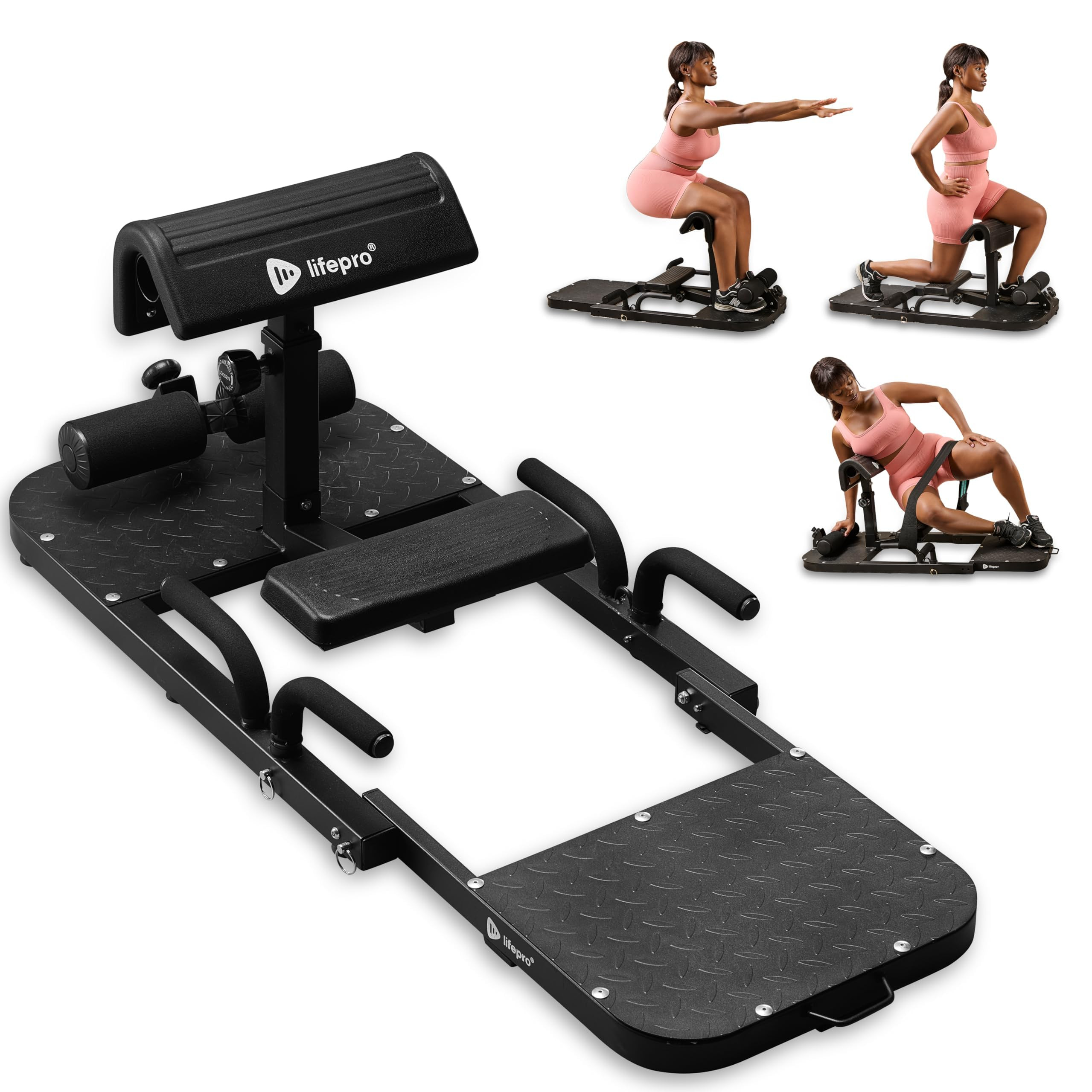 Lifepro Hip Thrust Machine – Adjustable Glutes Workout Equipment for Home – GluteBlast Foldab... | Amazon (US)