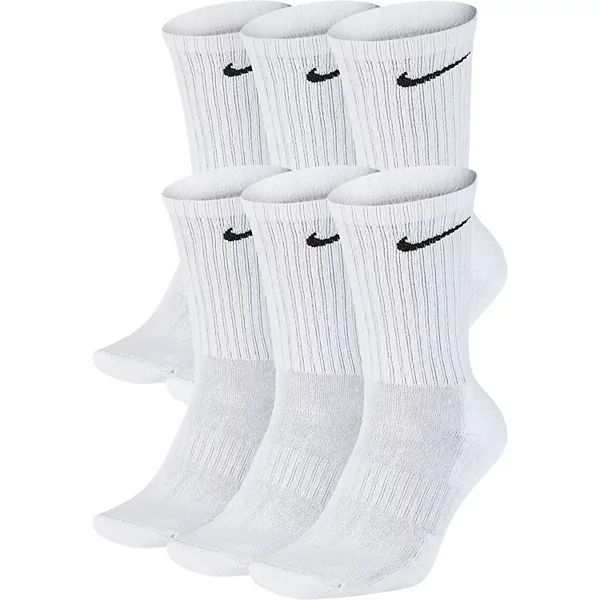 Men's Nike 6-Pack Everyday Cushioned Crew Training Socks | Kohl's
