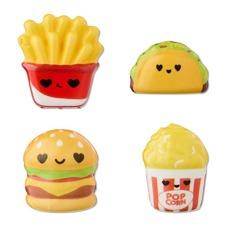 Foodie Squishy Party Favors, Multicolor, 4 Count, Valentine's Day by Way To Celebrate | Walmart (US)