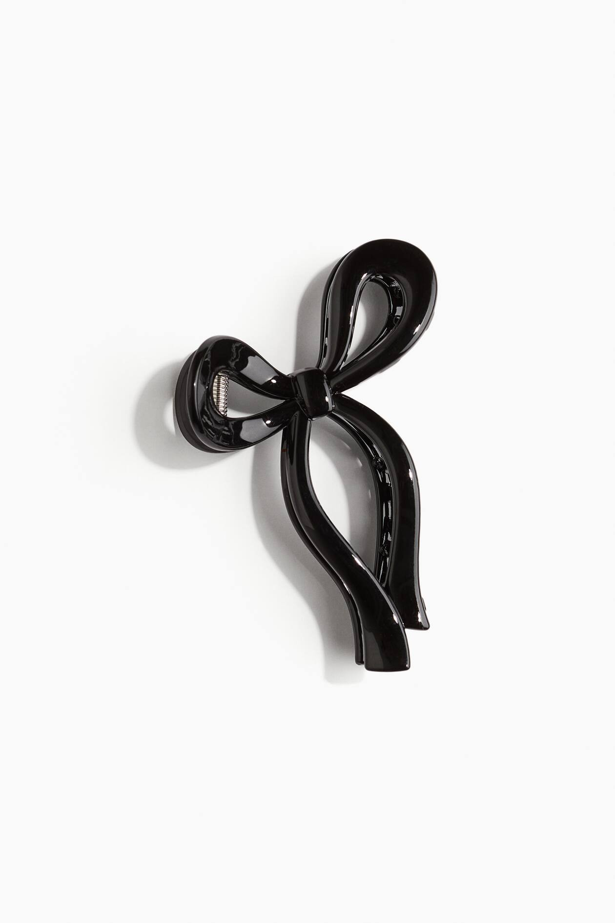 Bow-Shaped Hair Claw - Black - Ladies | H&M US | H&M (US + CA)