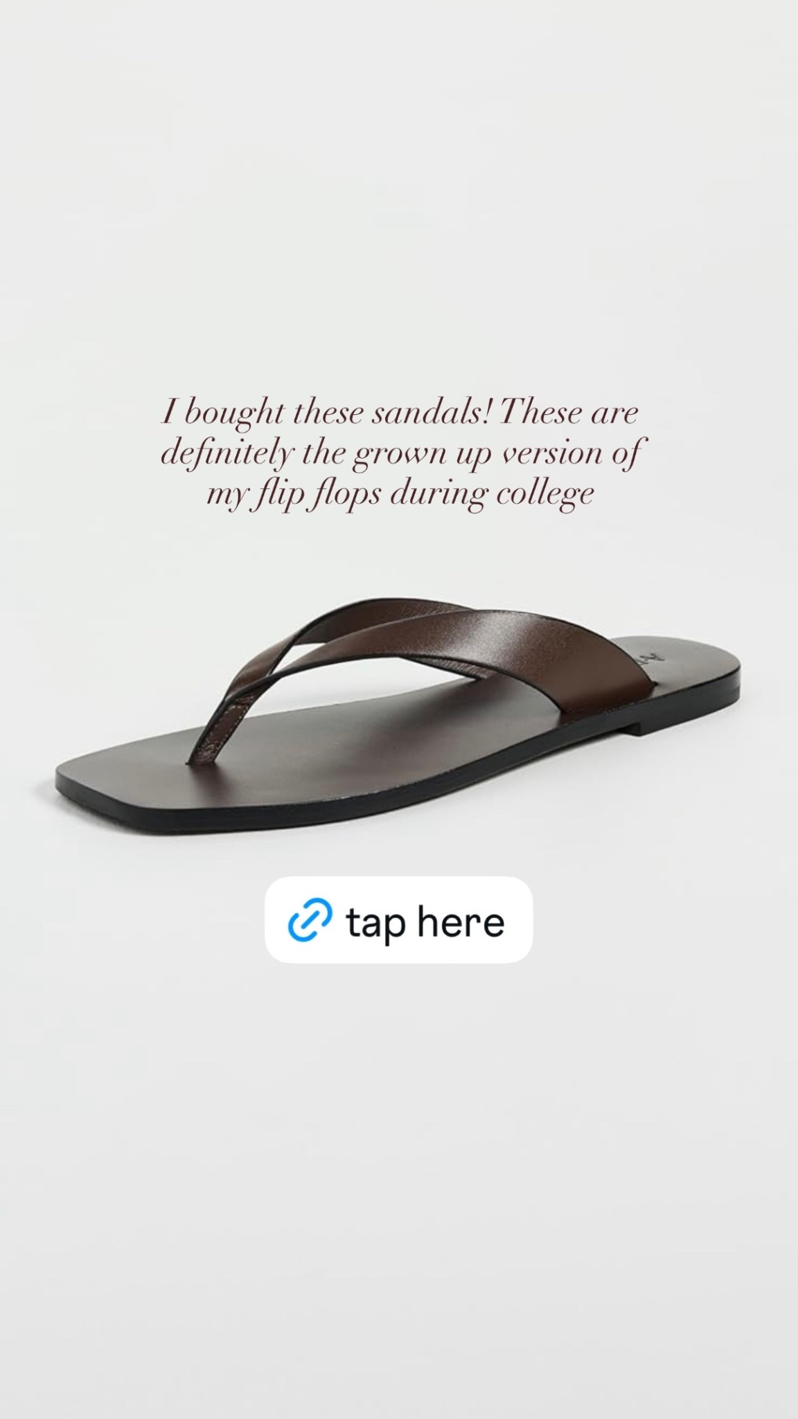 Summer sandal - shop here

#classicstyle
#leathersandal
#blackflipflops
#womenssandals
#summerflats

#LTKootd #LTKgrwm #LTKSeasonal