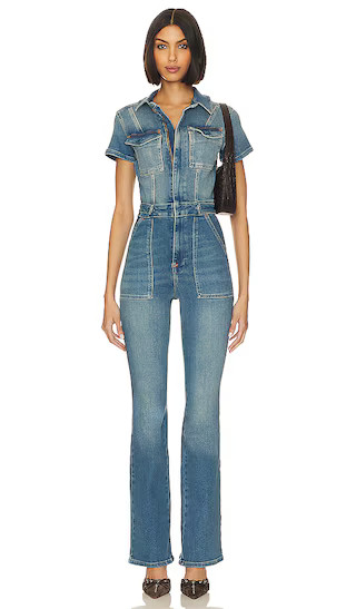 Fit For Success Bootcut Jumpsuit in Blue274 | Revolve Clothing (Global)