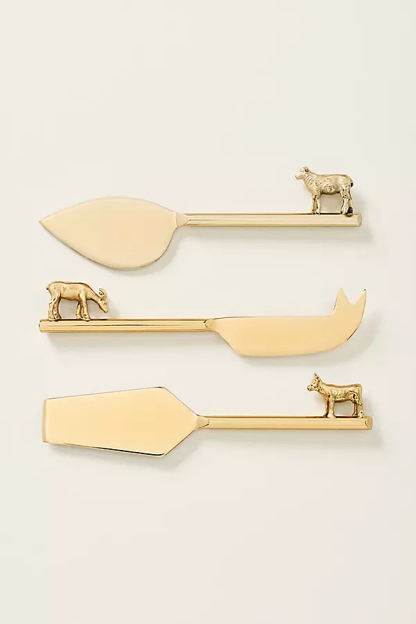Aberdeen Cheese Knives, Set of 3 | Anthropologie (US)