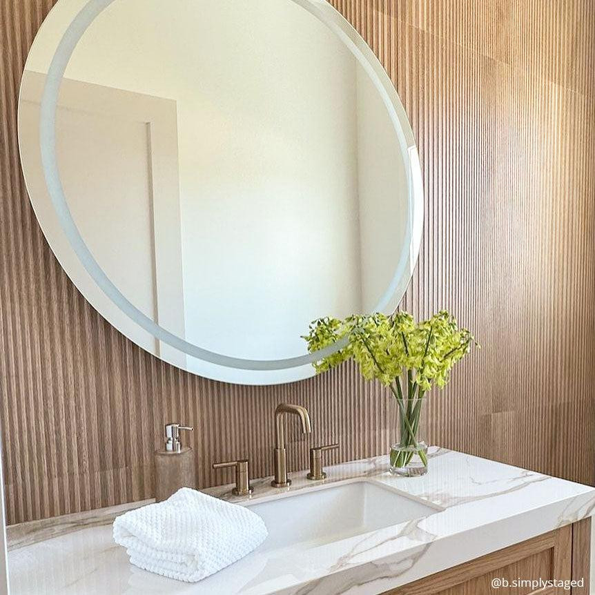 Japandi Maple Slat Wall Tile | Tile Club