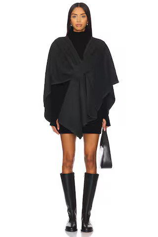 Soia & Kyo Claudelle Cape in Black from Revolve.com | Revolve Clothing (Global)