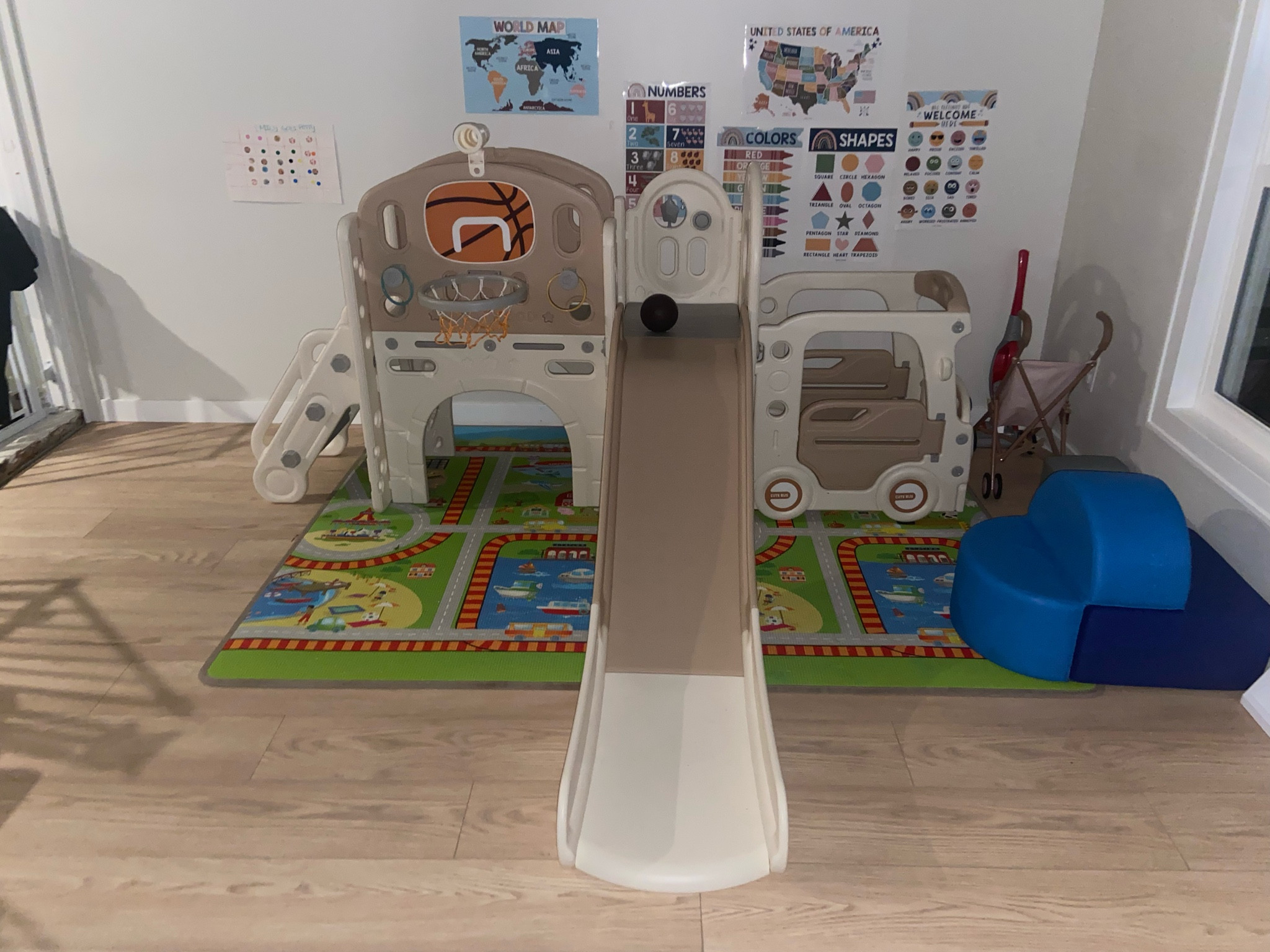This indoor playground with bus & slide, keep my kids busy in all winter long! 

#LTKKids #LTKHoliday #LTKGiftGuide