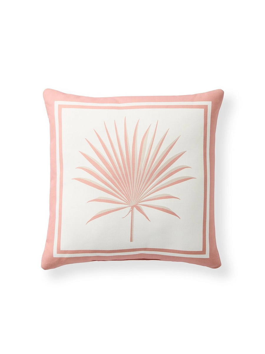 Island Palm Outdoor Pillow | Serena and Lily